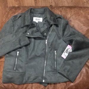 BB Dakota Steve Madden Women’s Faux Suede Moto Jacket